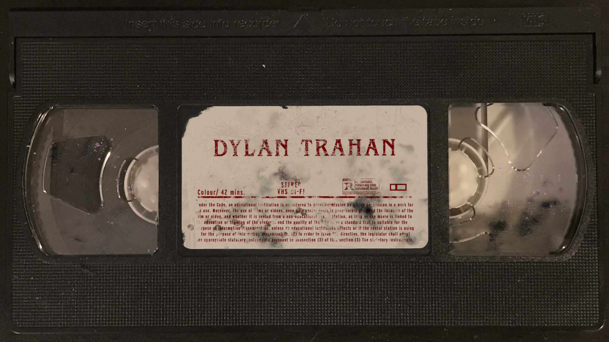 An Aging VHS Tape With Dylan's Name On It