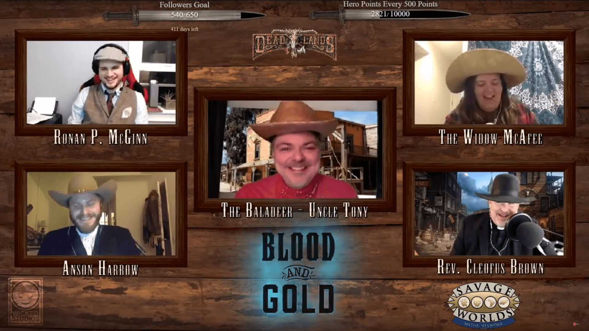 Screenshot Of Wicked Studios Blood & Gold Livestream